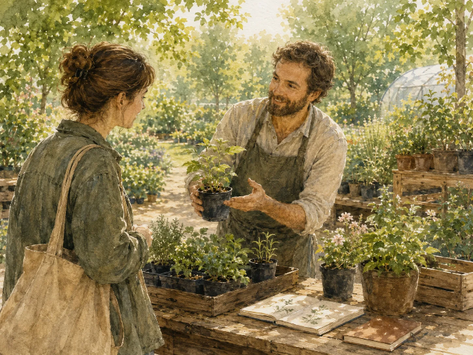 Conseil autour des plantes comestibles et accompagnement à la plantation